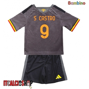 AS Roma Santiago Castro #9 Terza Maglia Bambino 2026-27 Manica Corta (+ Pantaloni corti)